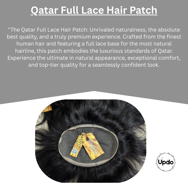 Qatar Full Lace Hair Patch - Most Premium Quality - Image 4