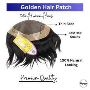 Golden Hair Patch - Premium Quality